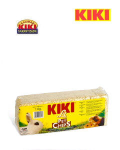 Viruta natural para roedores  kiki paquete prensado 1 kg