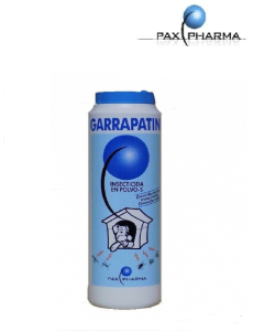 Garrapatin pax-Farma insecticida en polvo para perro y gato  bote  400gm