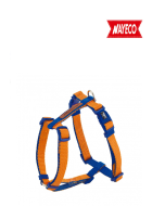 Arnes para perro NAYECO X-TRM Doble Premium 25-40cmx1 naranja y azul
